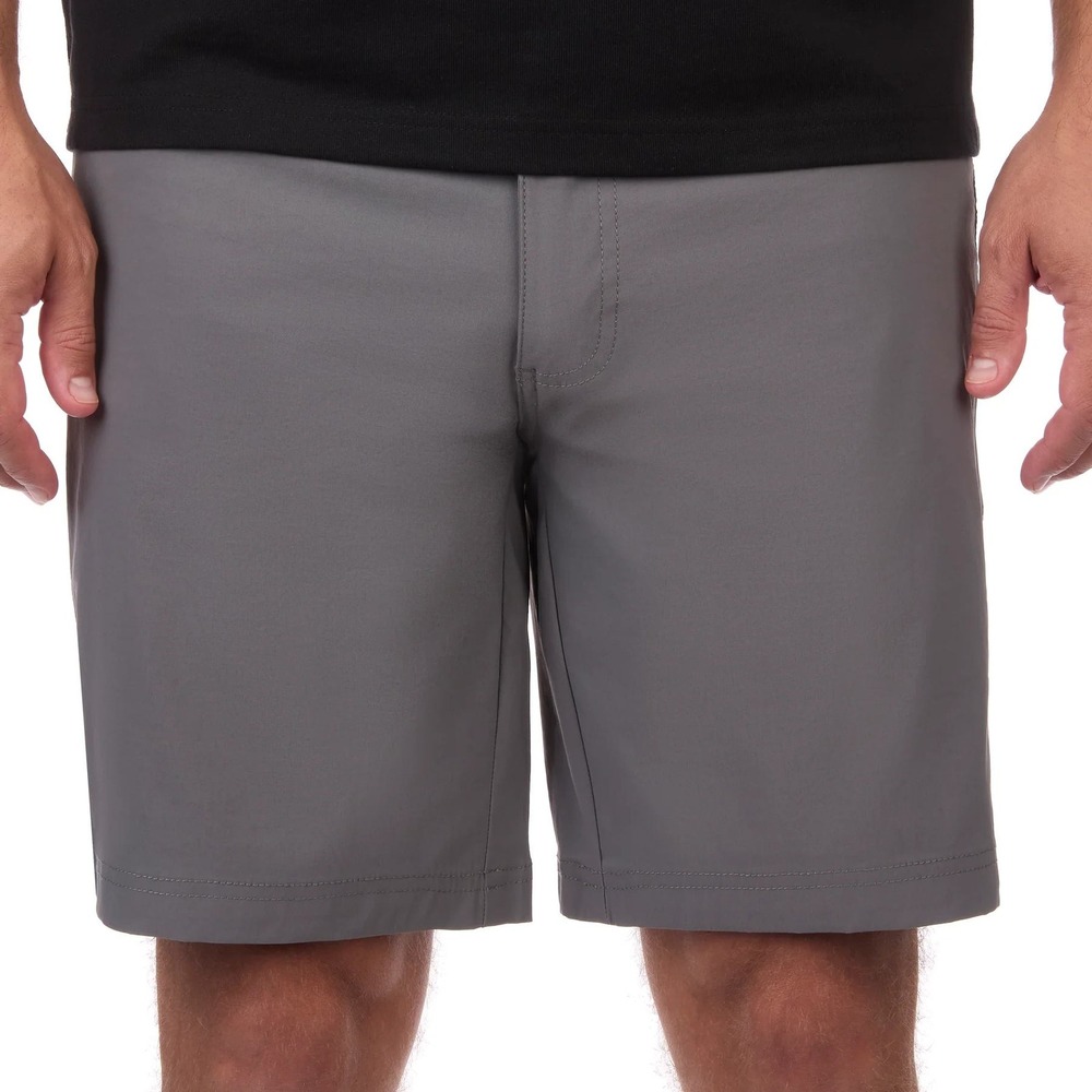 The American Outdoorsman Mens Castlerock Grey Performance Shorts 34